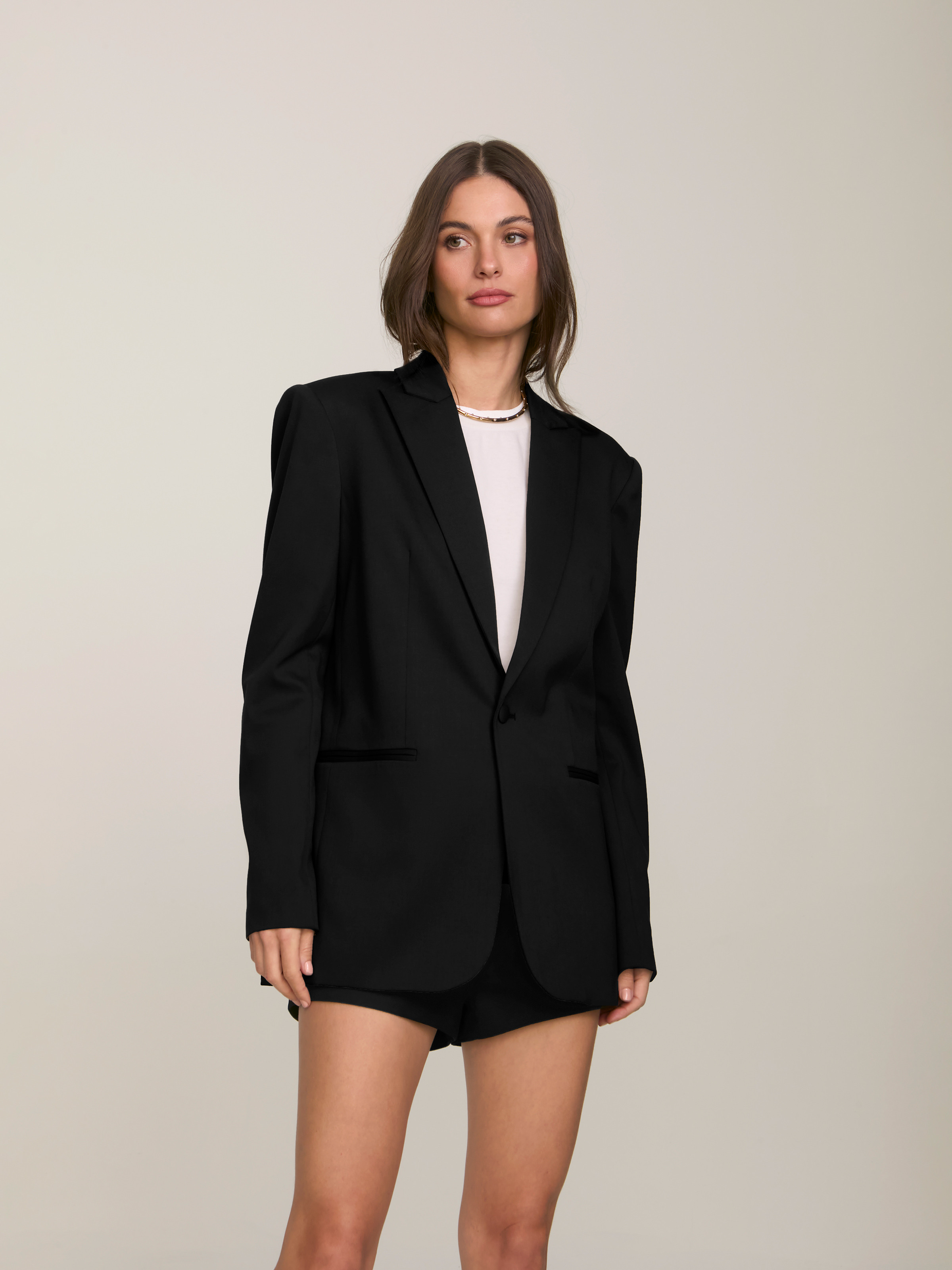 Blazer Oversized Amber Black - NIINI