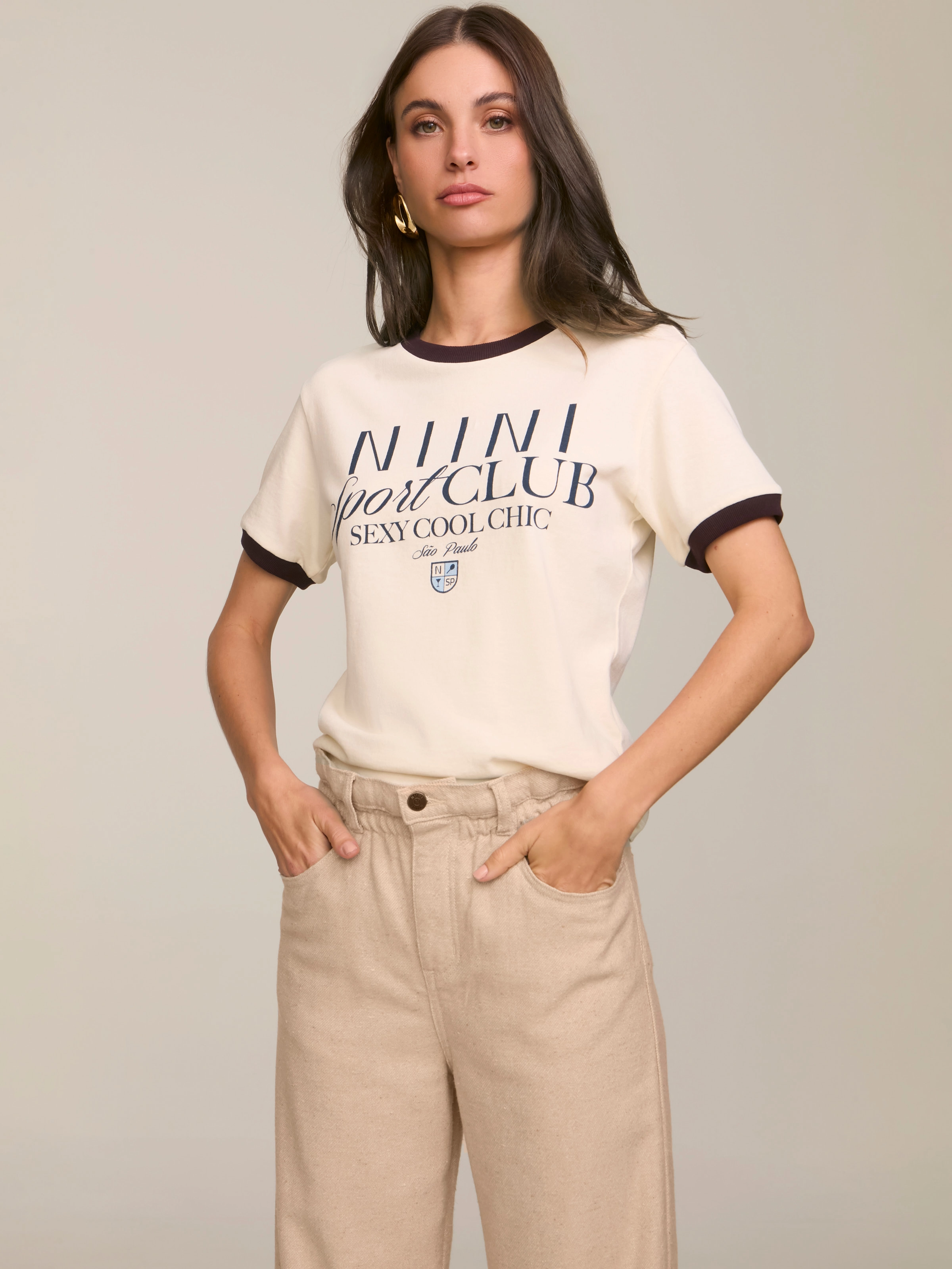 Baby Look Sport Club Off White - NIINI