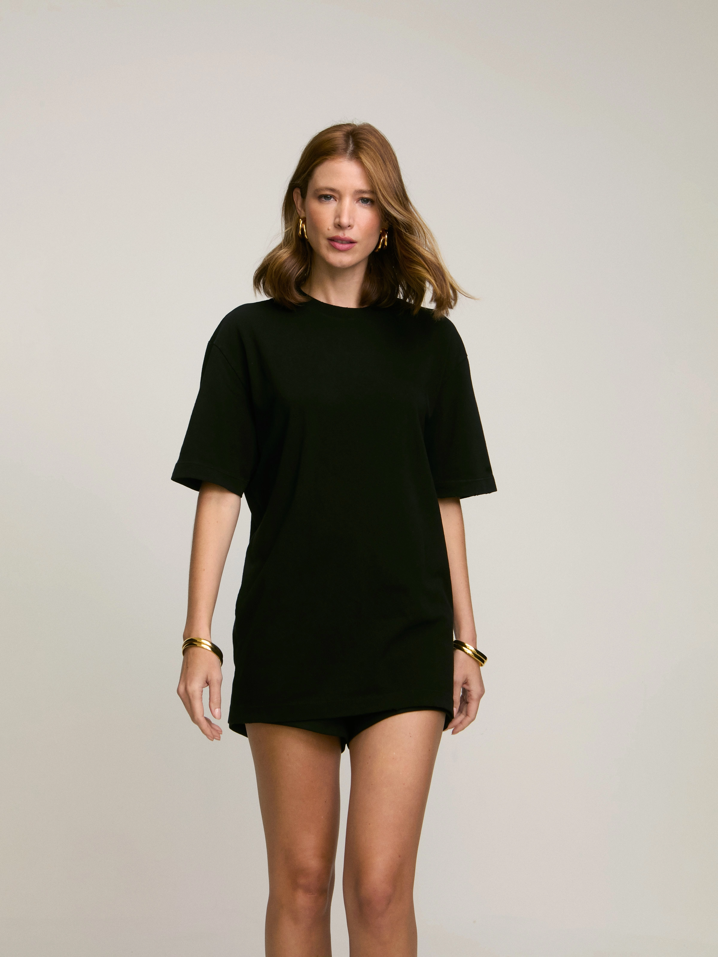 T-shirt Lisa Oversized Black - NIINI