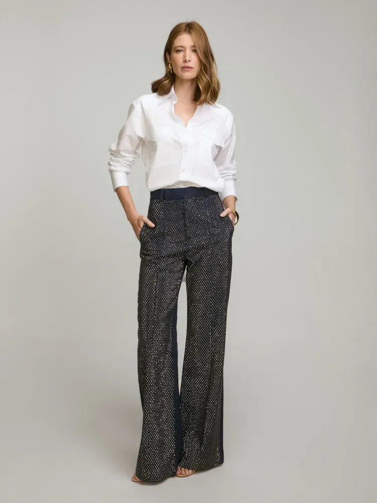 Calça Paola Denim Hotfix