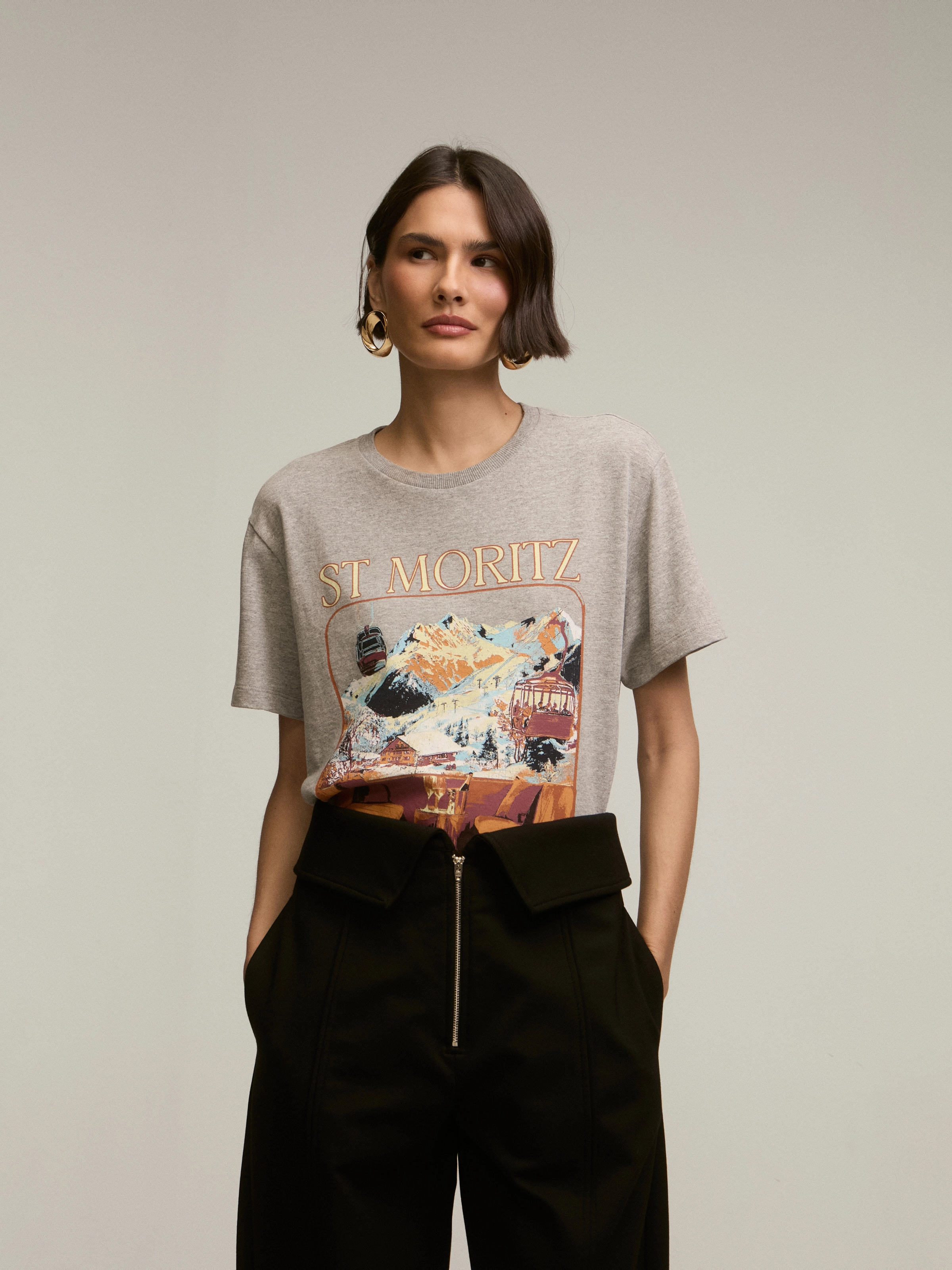 T-Shirt St. Moritz Grey - NIINI