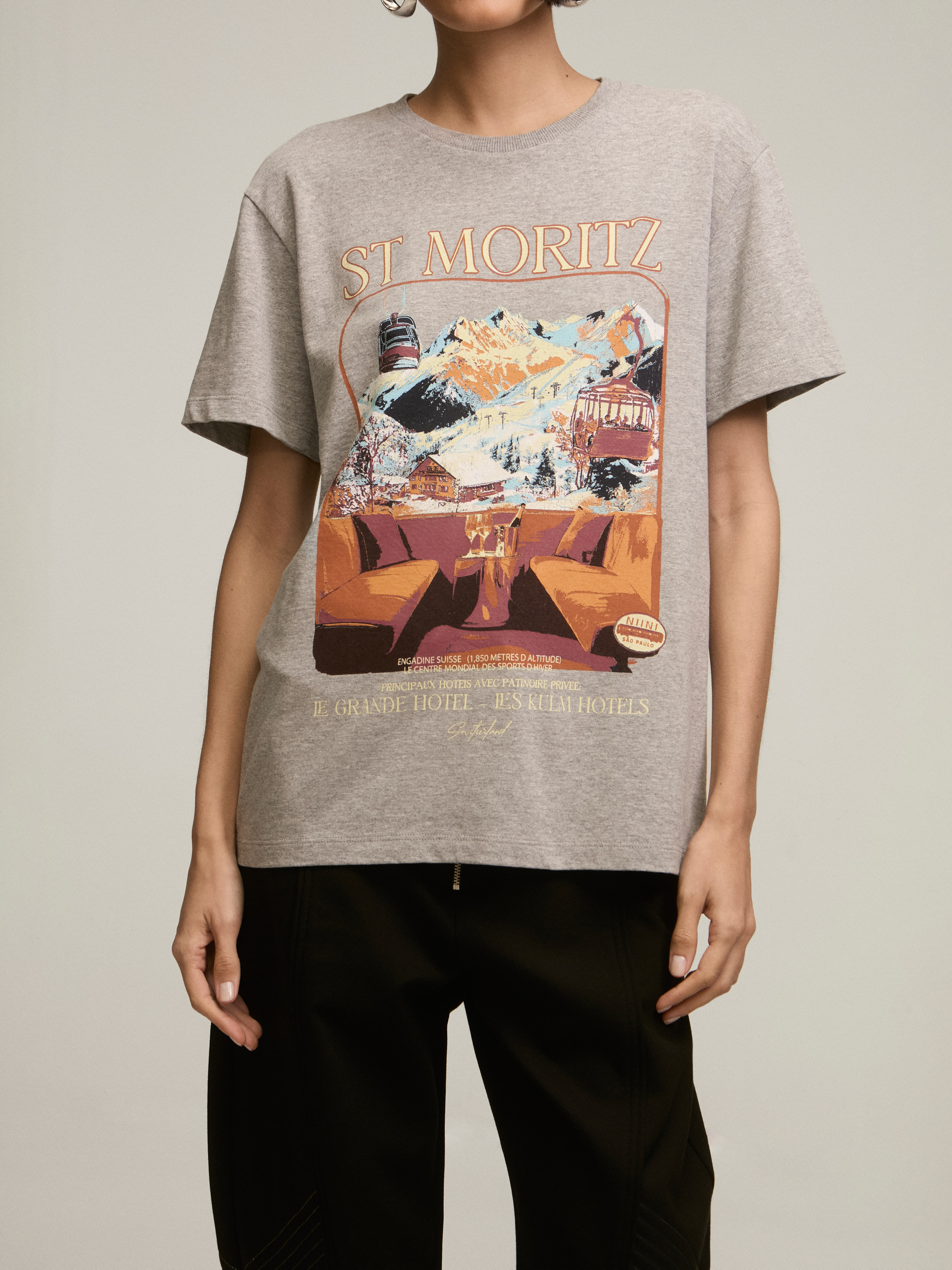 T-Shirt St. Moritz Grey - NIINI