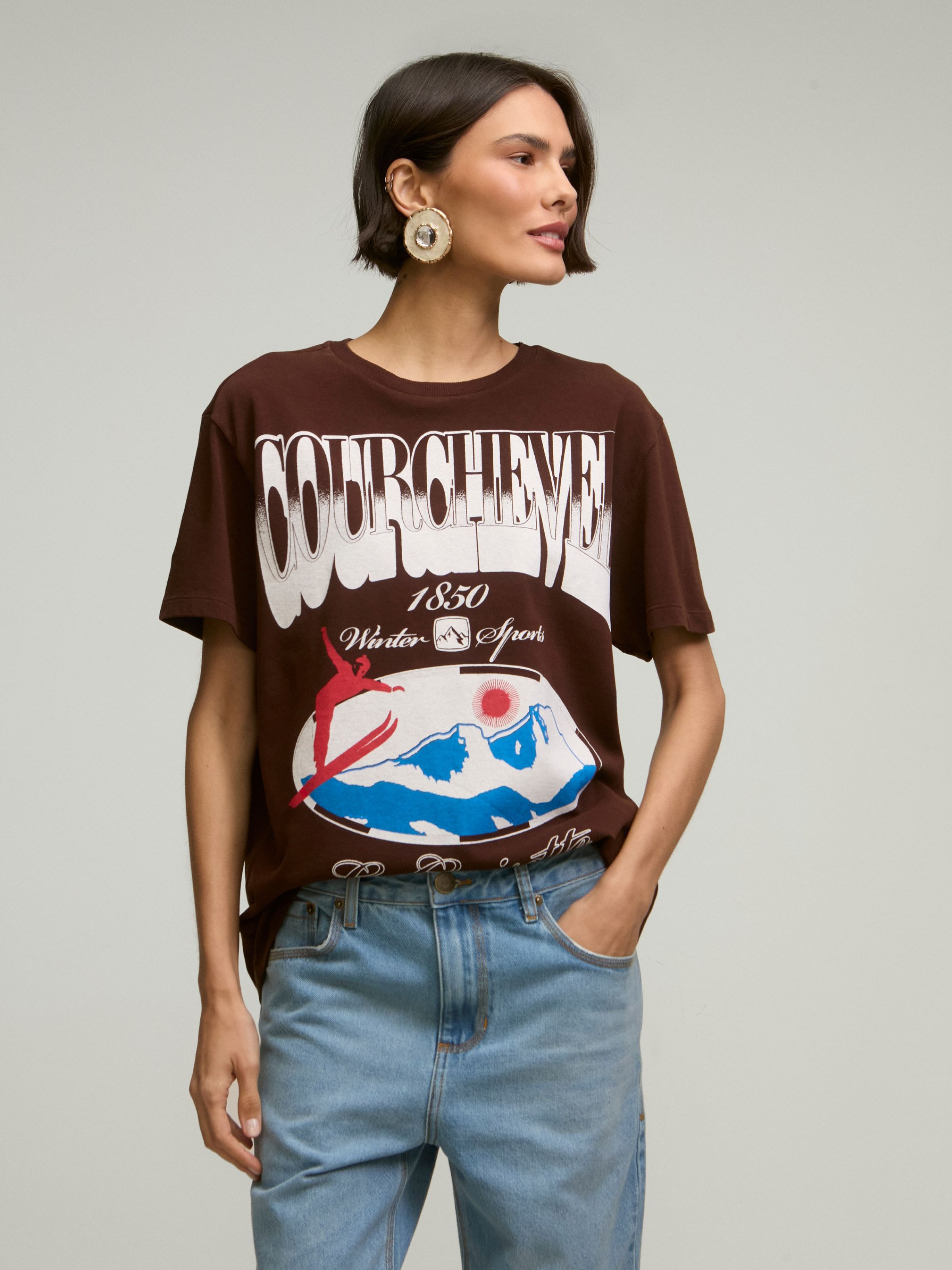 T-Shirt Courchevel Brown - NIINI