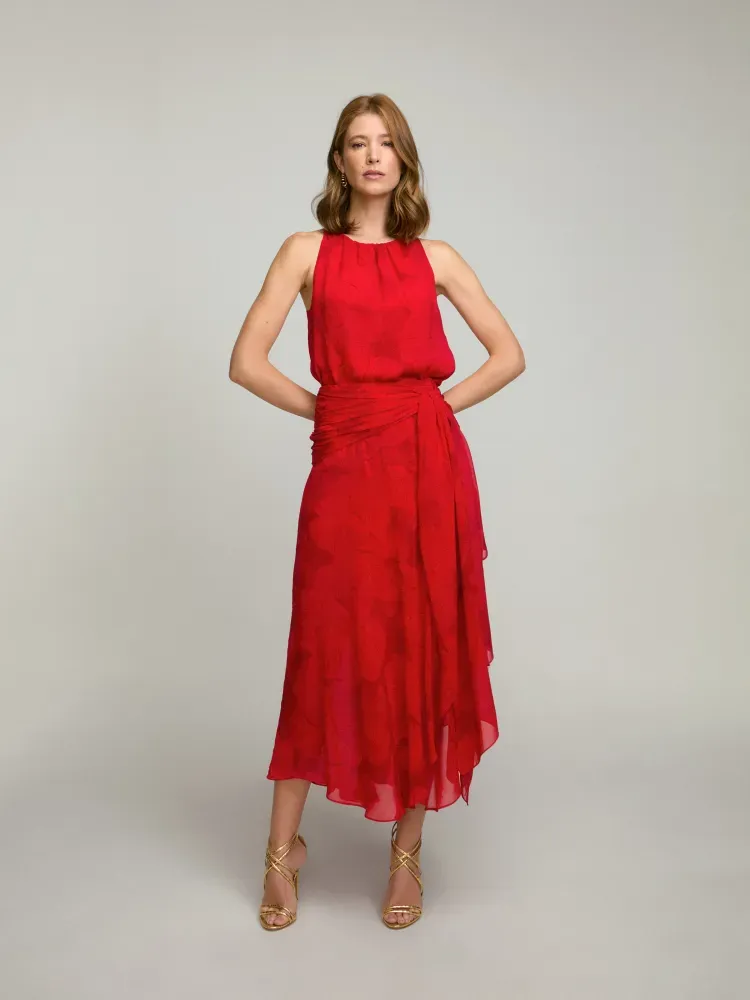 Saia Midi Mushroom Organic Red