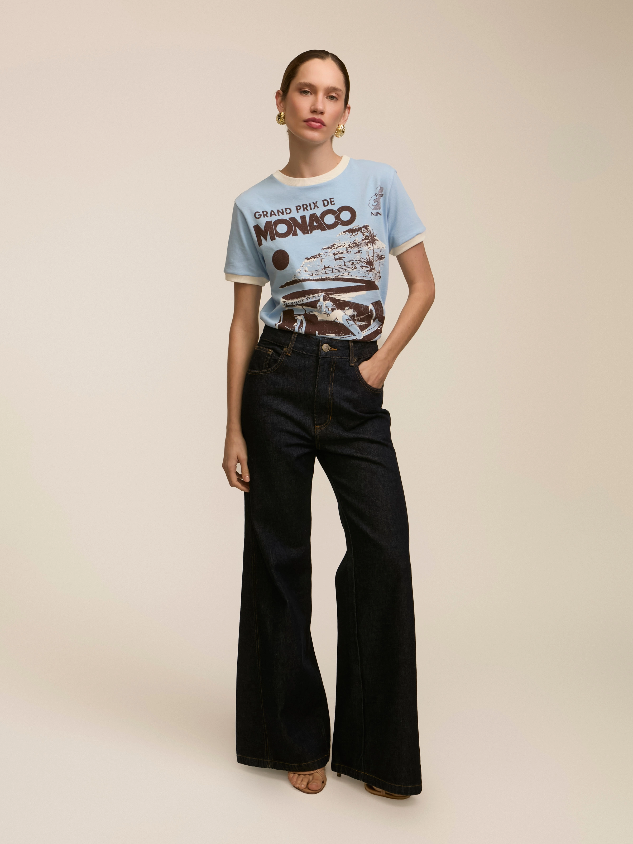 Calça Cindy Denim Dark Blue - NIINI