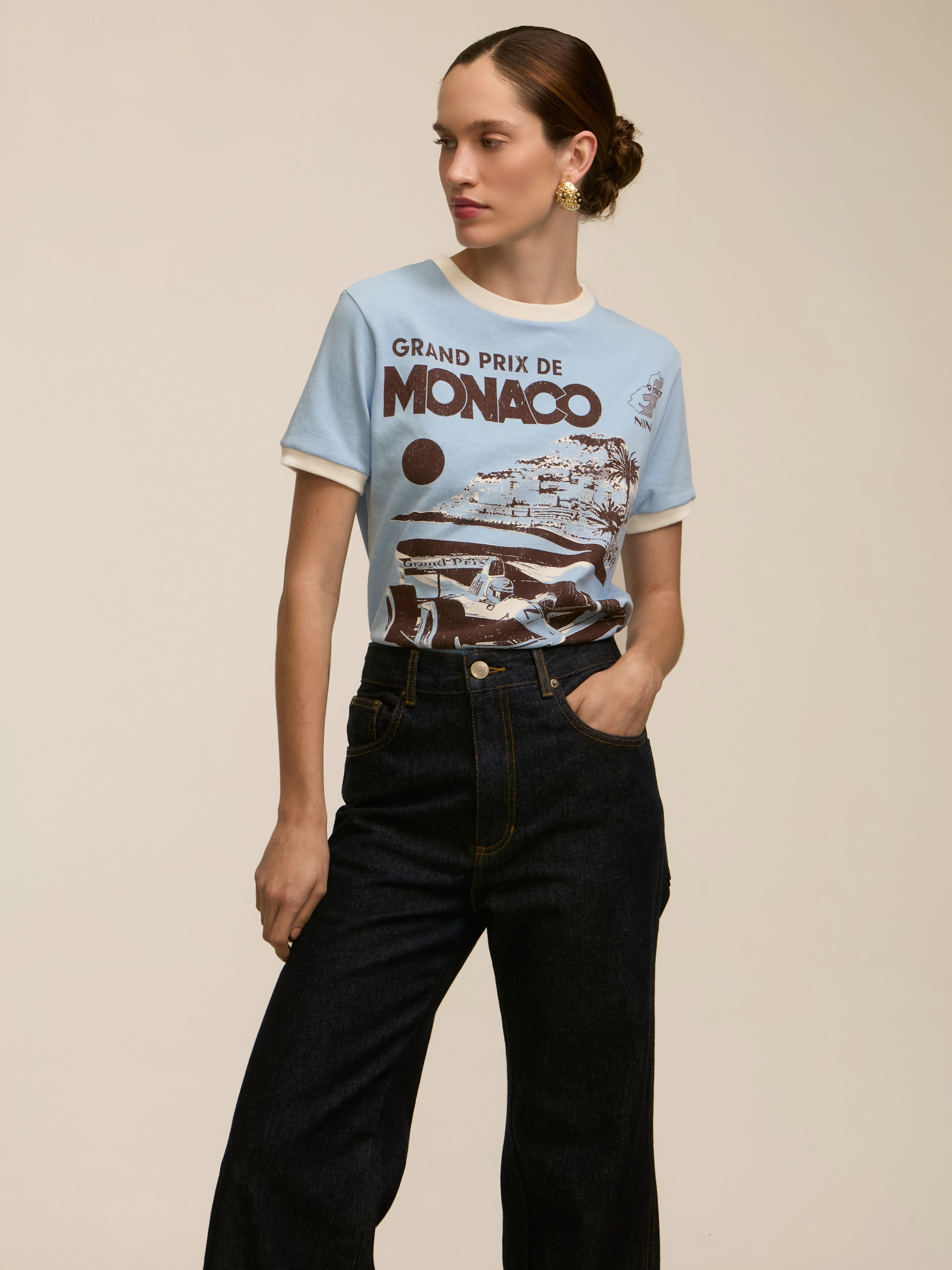 Calça Cindy Denim Dark Blue - NIINI